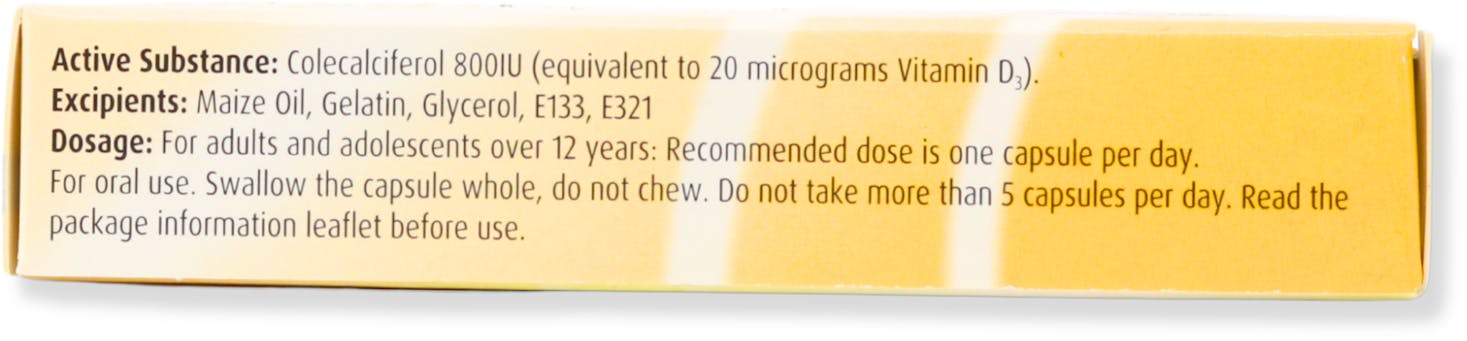 Fultium D3 800IU 30 Soft Capsules - 2