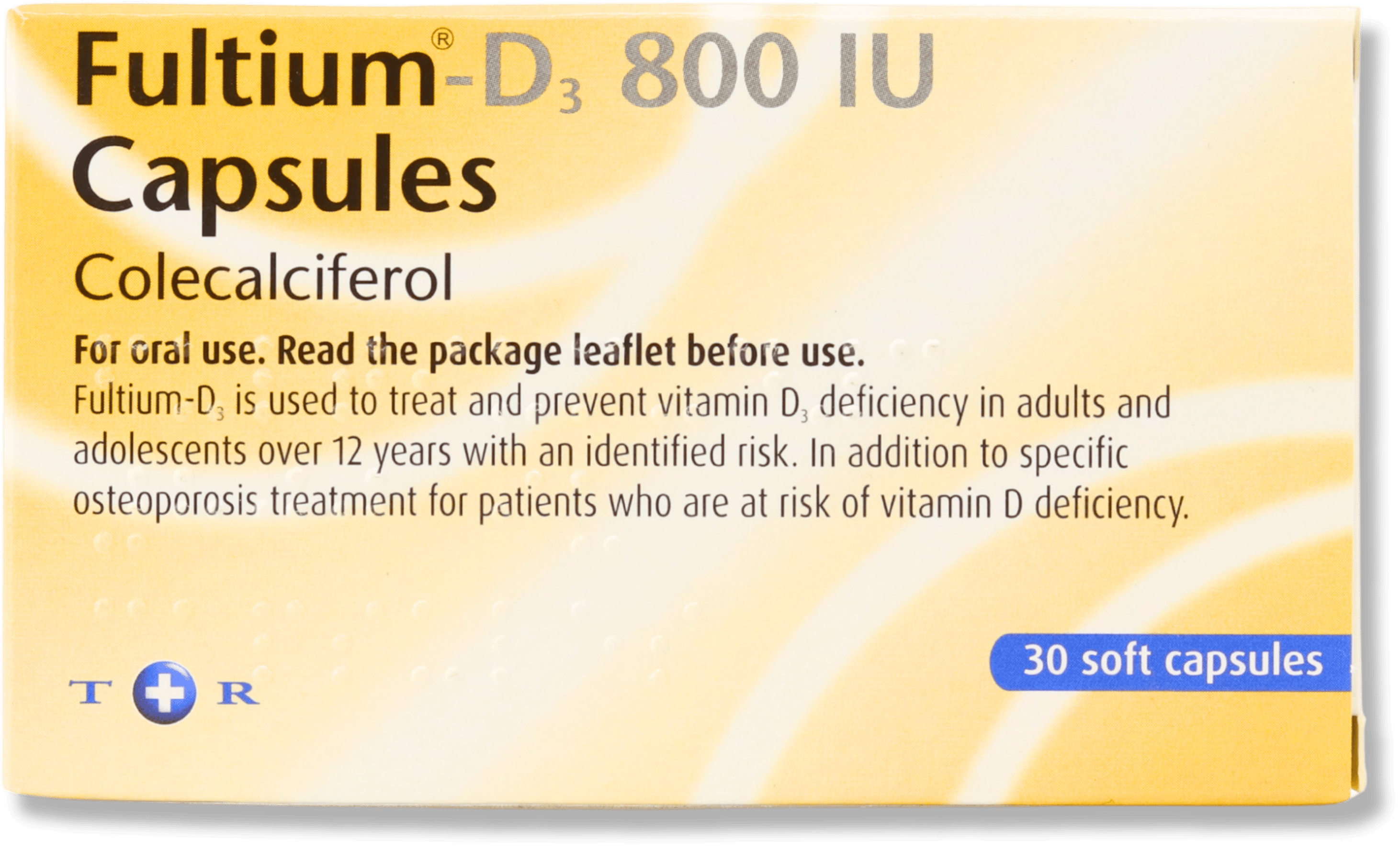 Fultium D3 800IU 30 Soft Capsules