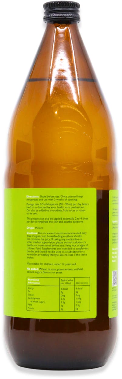 Fushi Organic Aloe Vera Juice 500ml - 2