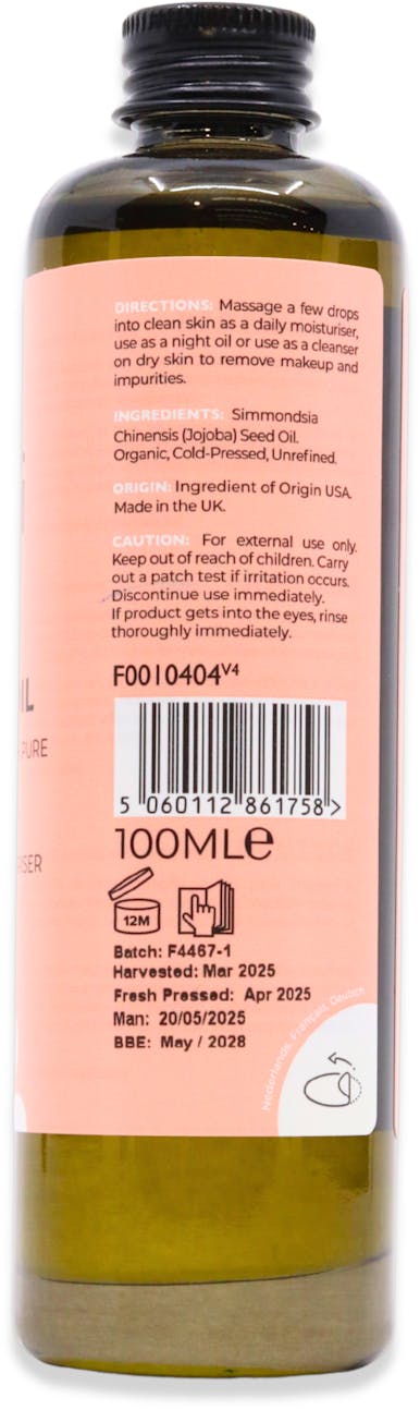 Fushi Organic Jojoba Oil  100ml - 2
