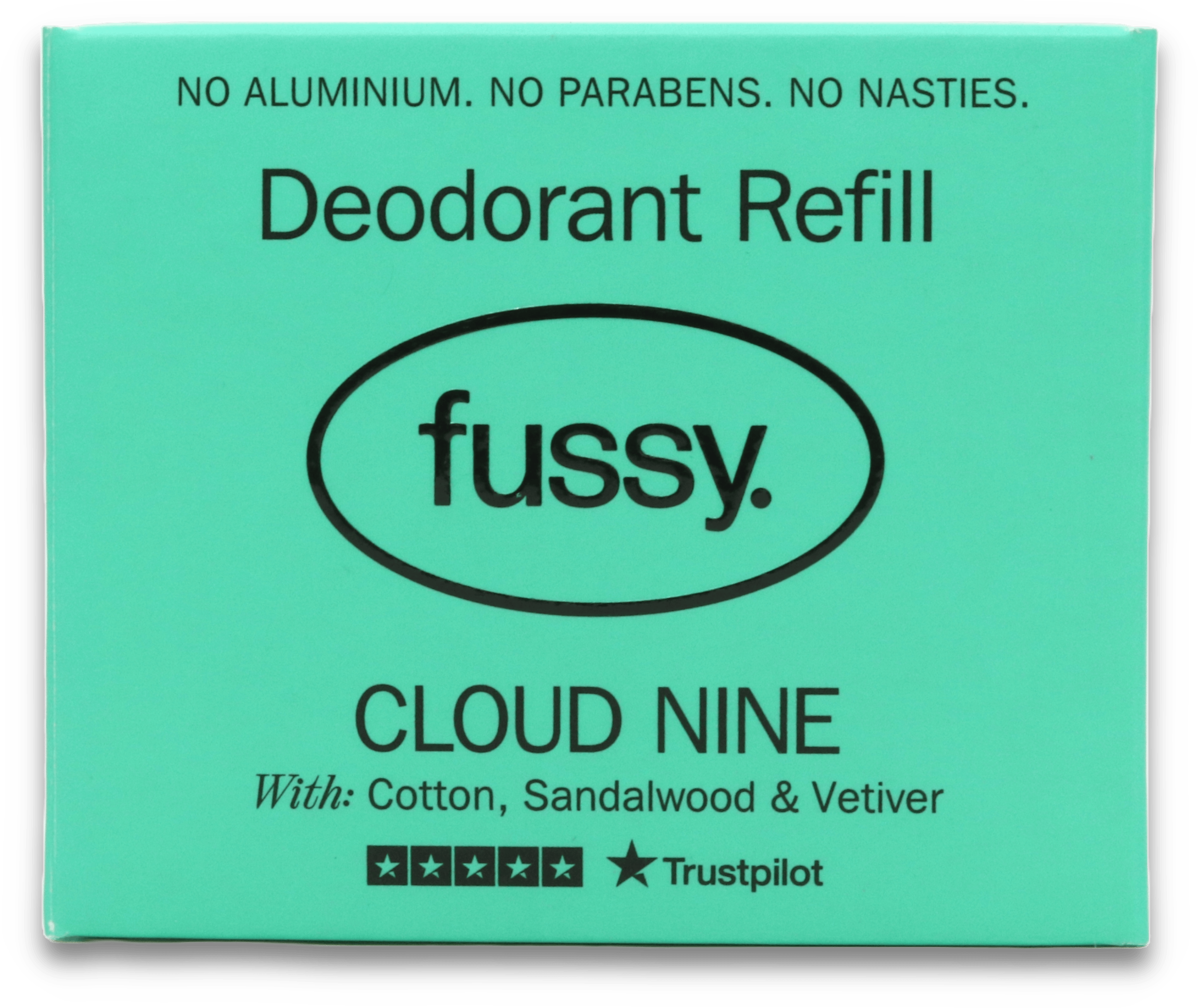 Fussy Natural Deodorant Refill Cloud Nine Fresh 40g