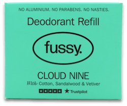 Fussy Natural Deodorant Refill Cloud Nine Fresh 40g