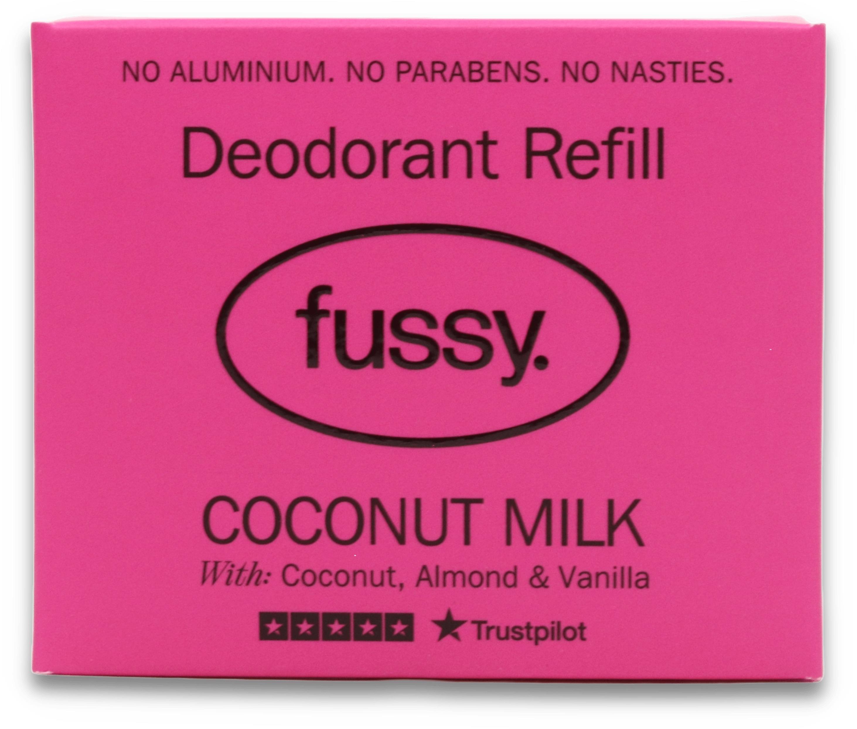 Fussy Natural Deodorant Refill Coconut Milk Tropical 40g