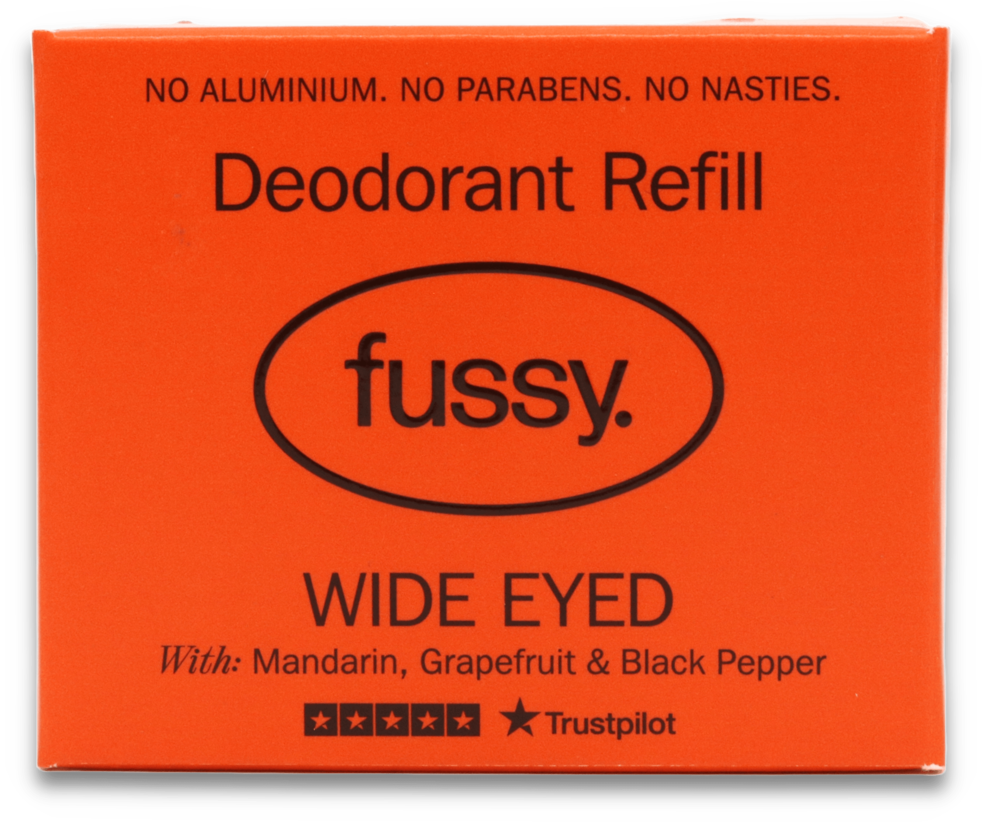 Fussy Natural Deodorant Refill Wide Eyed Citrus 40g