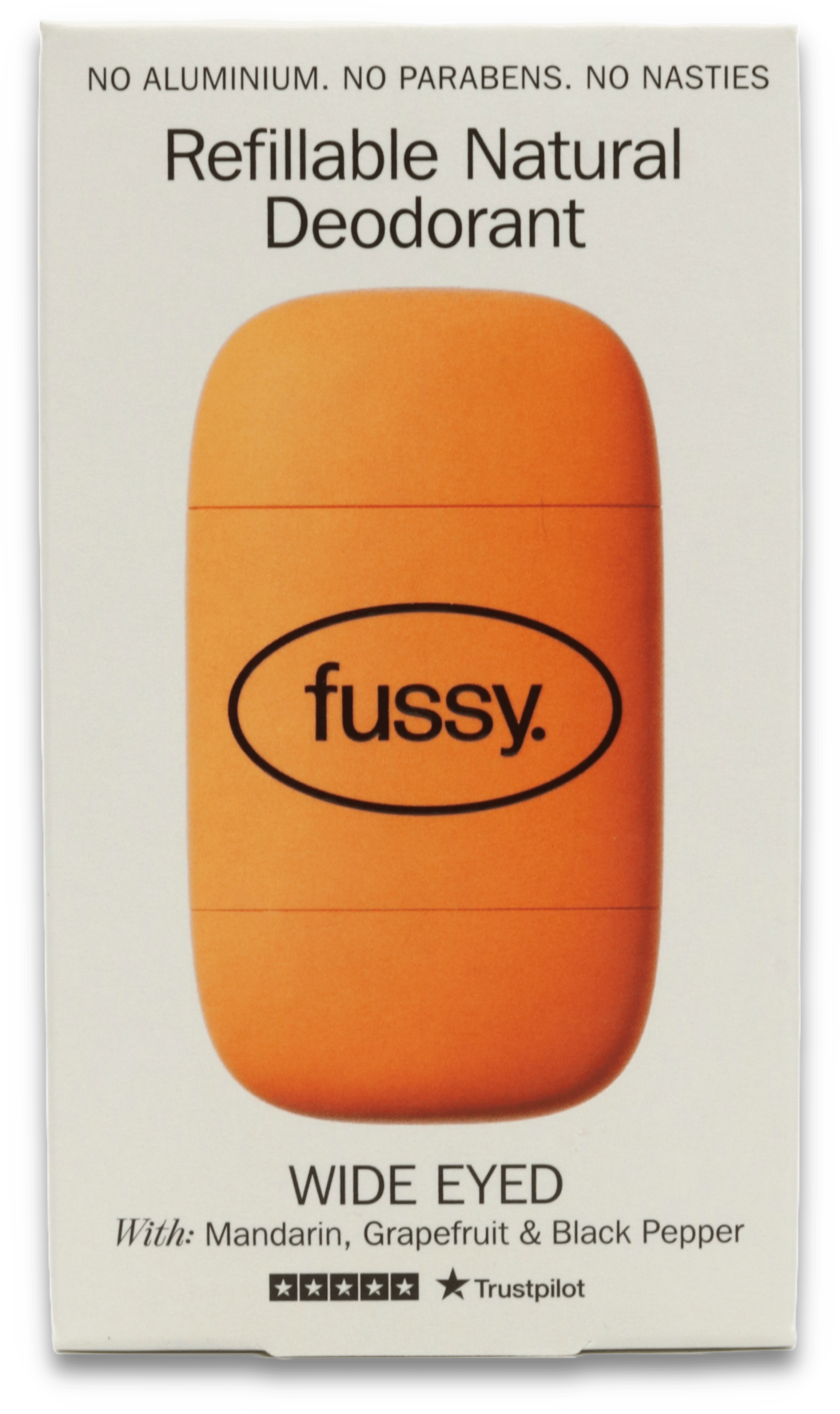 Fussy Natural Deodorant Wide Eyed Starter Pack