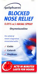 Galpharm Blocked Nose Relief Spray 15ml
