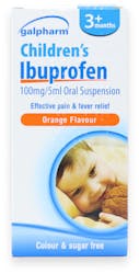 Galpharm Children's Ibuprofen 100mg/5ml Oral Suspension Orange 100ml