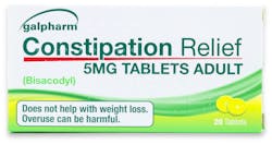 Constipation Relief - Bisacodyl 5mg 20 tablets