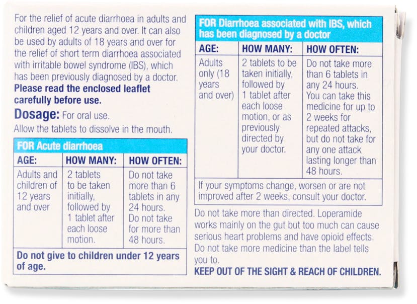 Galpharm Diarrhoea Relief 2mg Instant Melts 6 Tablets - 2