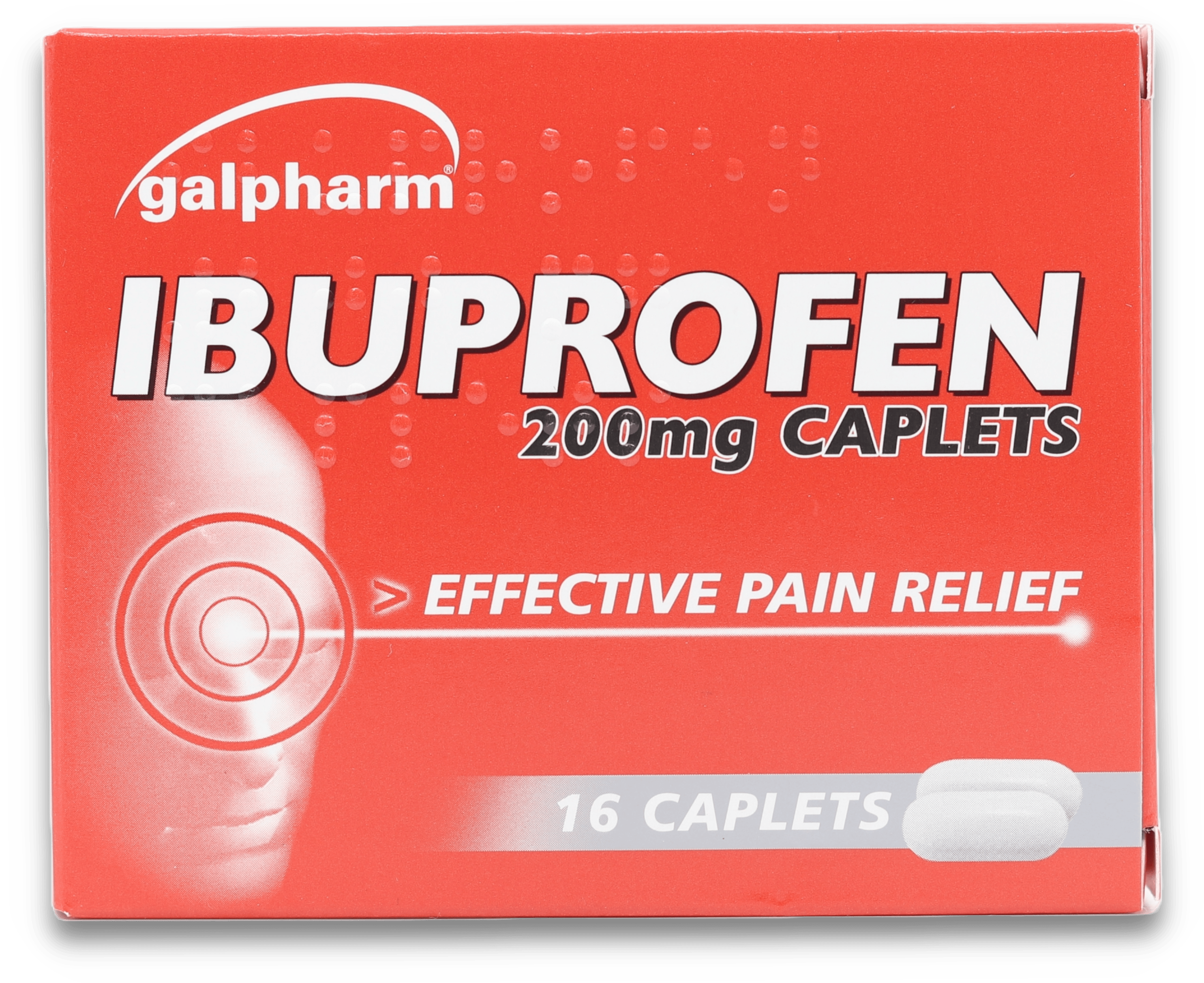 Galpharm Ibuprofen 200mg 16 Caplets