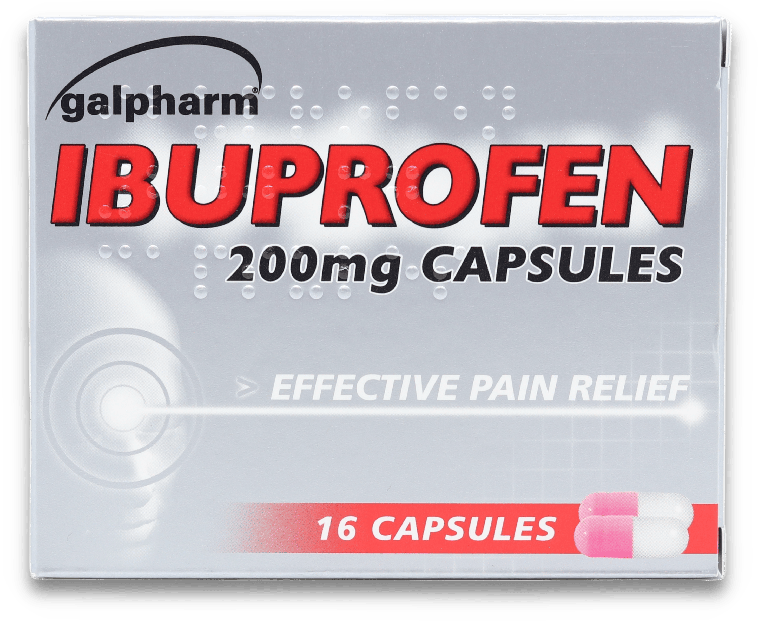 Galpharm Ibuprofen 200mg 16 Capsules