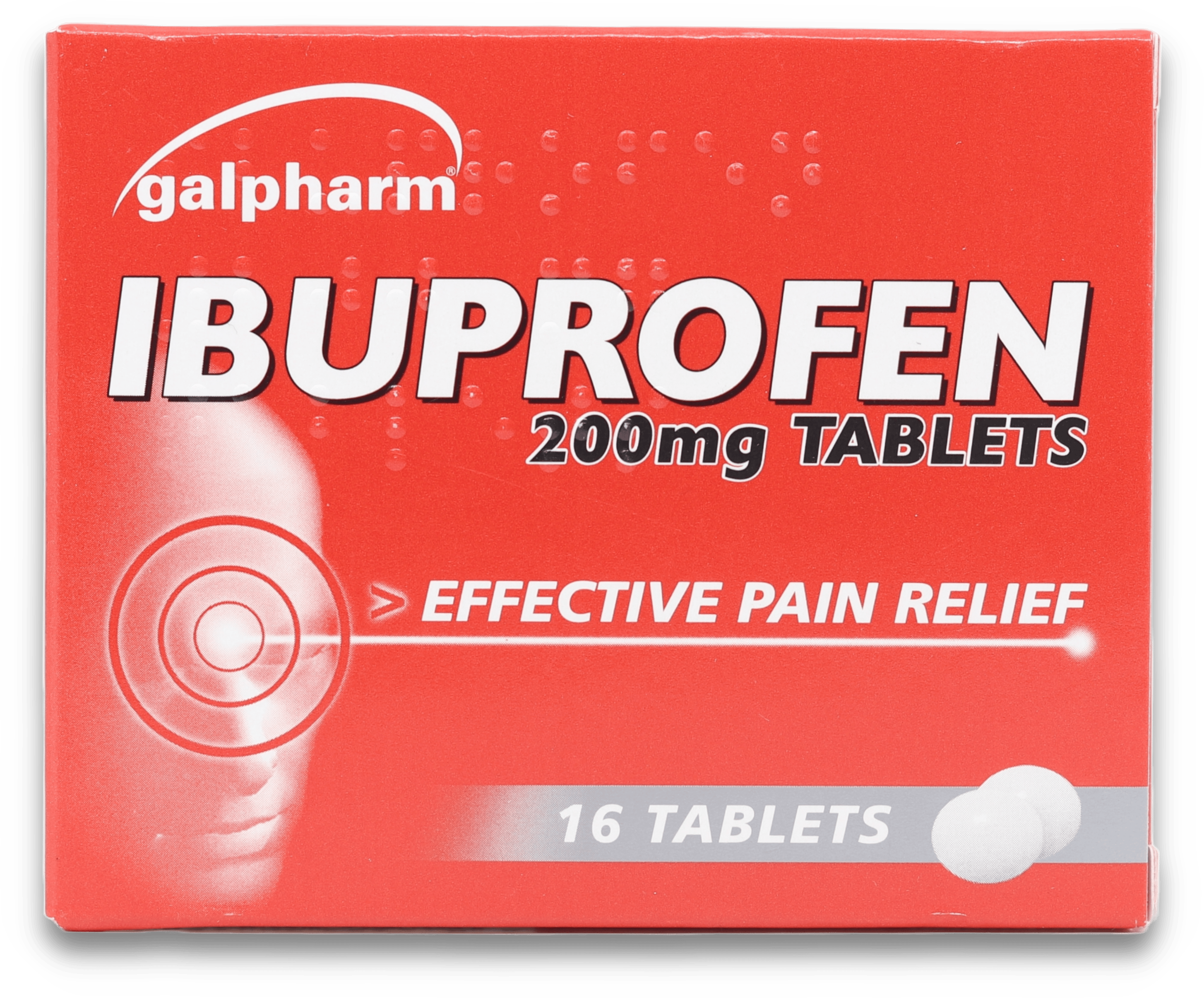 Galpharm Ibuprofen 200mg 16 Tablets