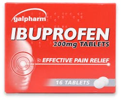 Galpharm Ibuprofen 200mg 16 Tablets