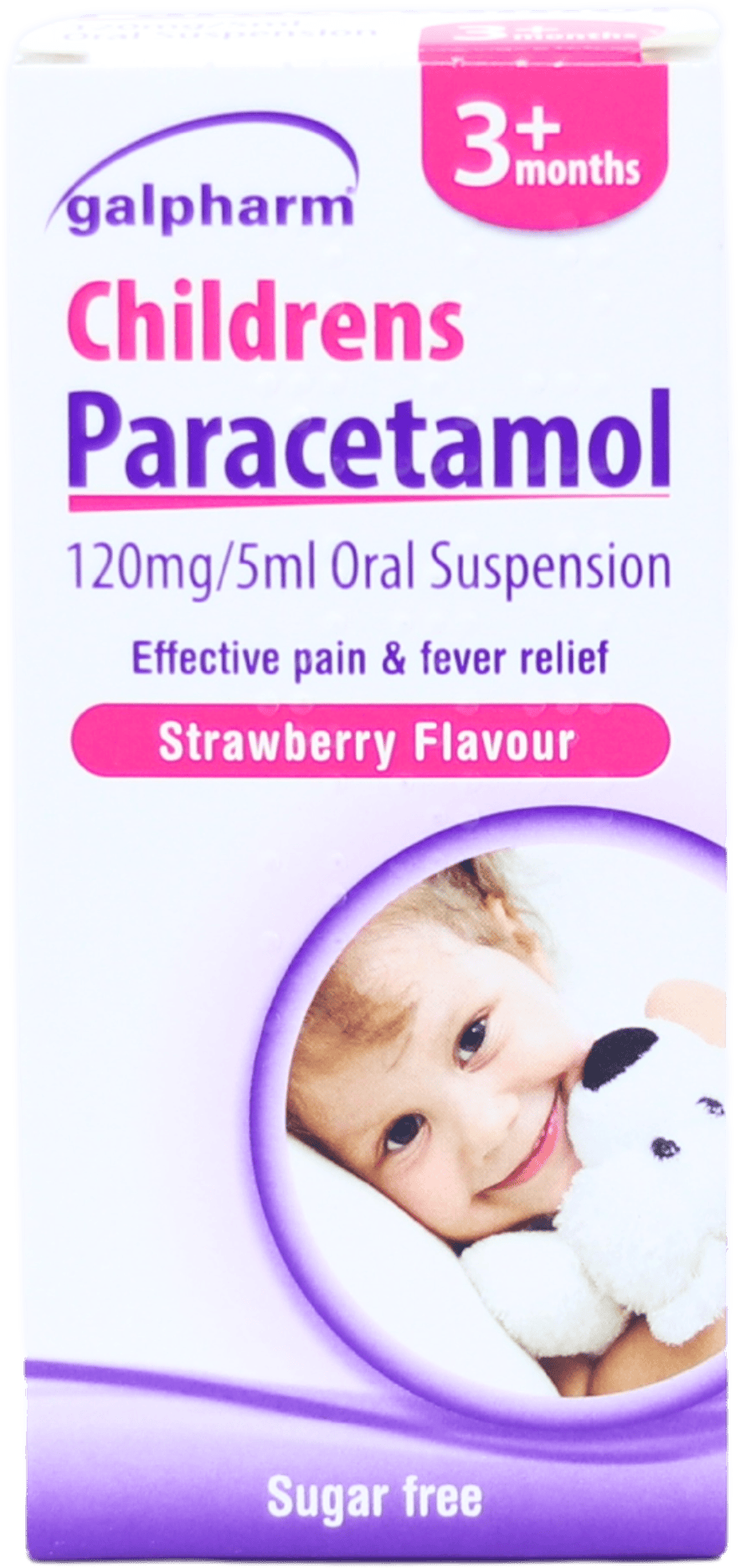 Galpharm Paracetamol Suspension 120mg/5ml 100ml