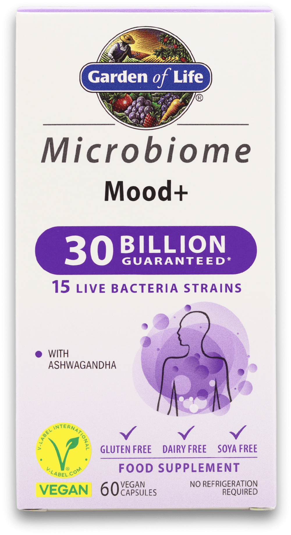 Garden of Life Microbiome Once Daily Mood+ 60 Capsules