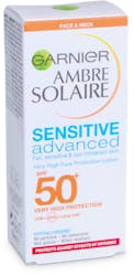 Garnier Ambre Solaire Sensitive Face and Neck SPF50+ 50ml