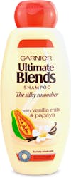 Garnier Ultimate Blends The Silky Smoother Shampoo with Vanilla Milk & Papaya 400ml