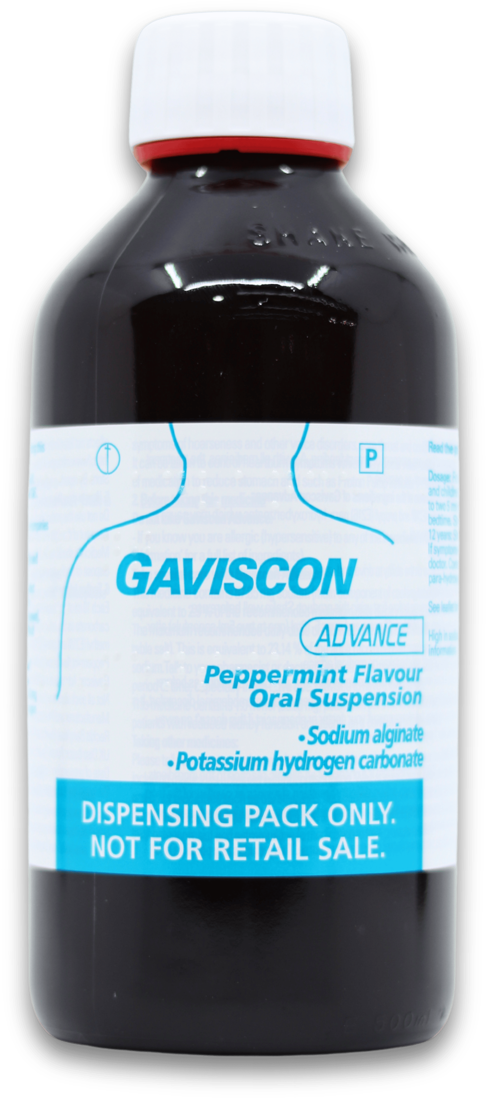 Gaviscon Advance Peppermint Suspension - Dispensary sale - 500ml
