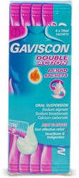 Gaviscon Double Action Liquid Sachets 4 x 10ml