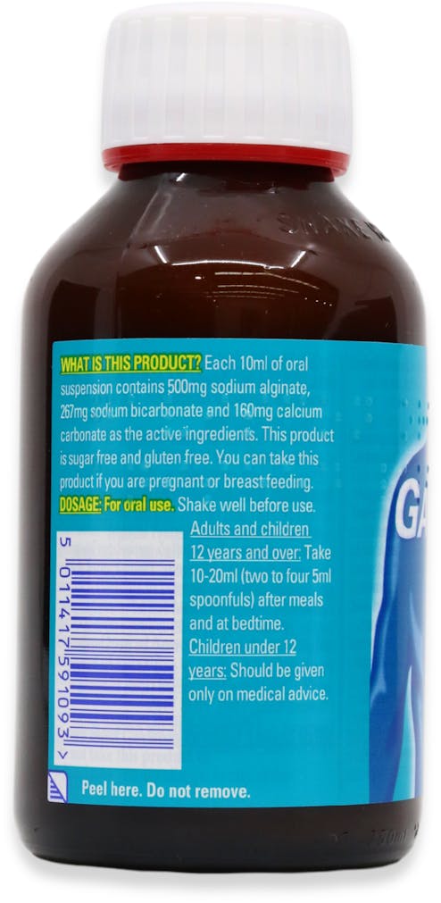 Gaviscon Original Aniseed Relief Oral Suspension 250ml - 3