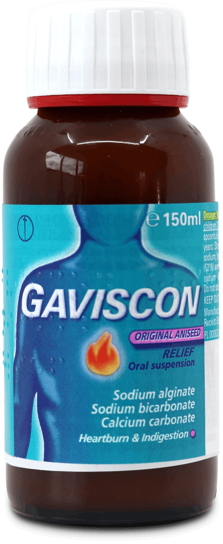 Gaviscon Original Aniseed Relief Oral Suspension 150ml | Medino