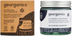 Georganics Fluoride Toothpaste Activated Charcoal 60ml