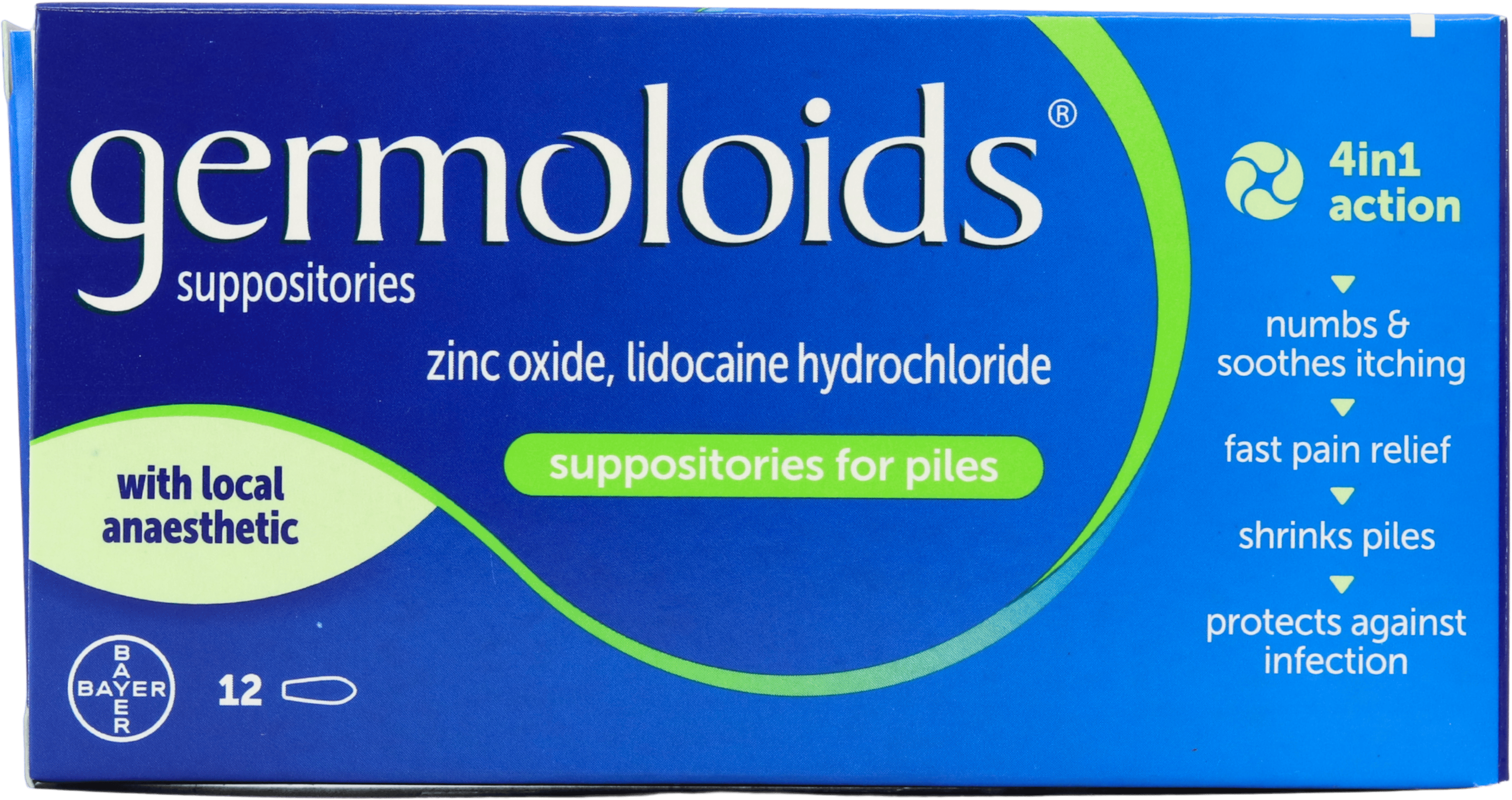 Germoloids Suppositories 12 Pack