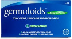 Germoloids Suppositories 12 Pack