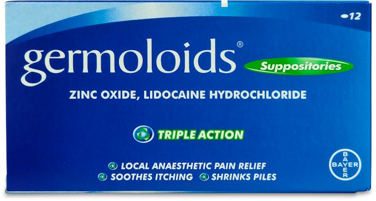 Germoloids Suppositories 12 Pack
