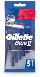 Gillette Blue Disposable Fixed Handle 5 pack