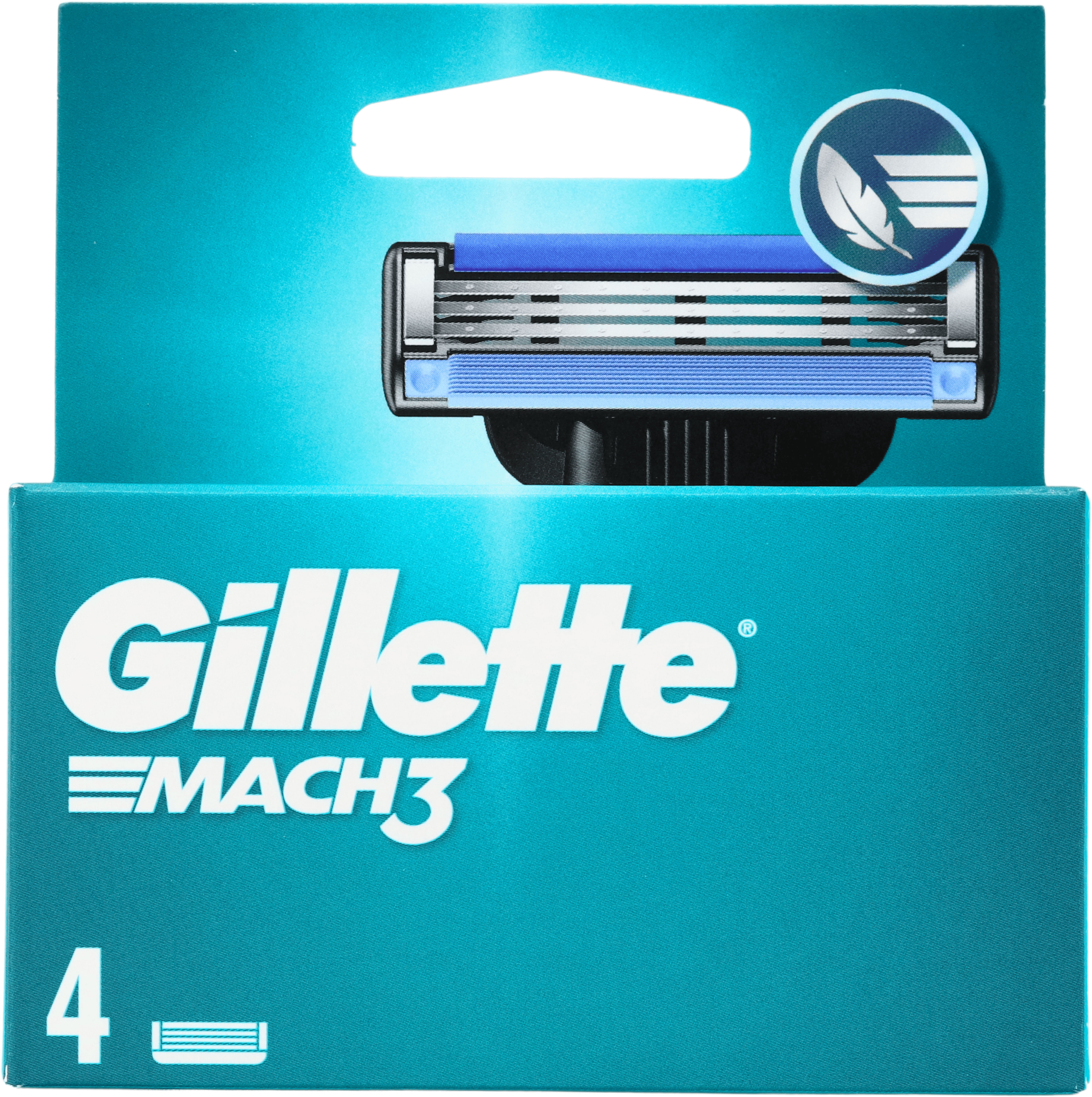 Gillette Mach 3 Replacement Blades 4 Pack