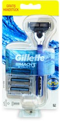 Gillette Mach 3 Shaving Razor & 4 Blades Set