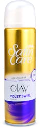 Gillette Satin Care & Olay Women's Shaving Gel Violet Swirl 200ml