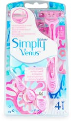Gillette Simply Venus 3 Women's Disposable Razors 4 Pack