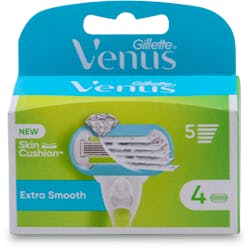 Gillette Venus 5 Extra Smooth Replacement Blades 4 pack