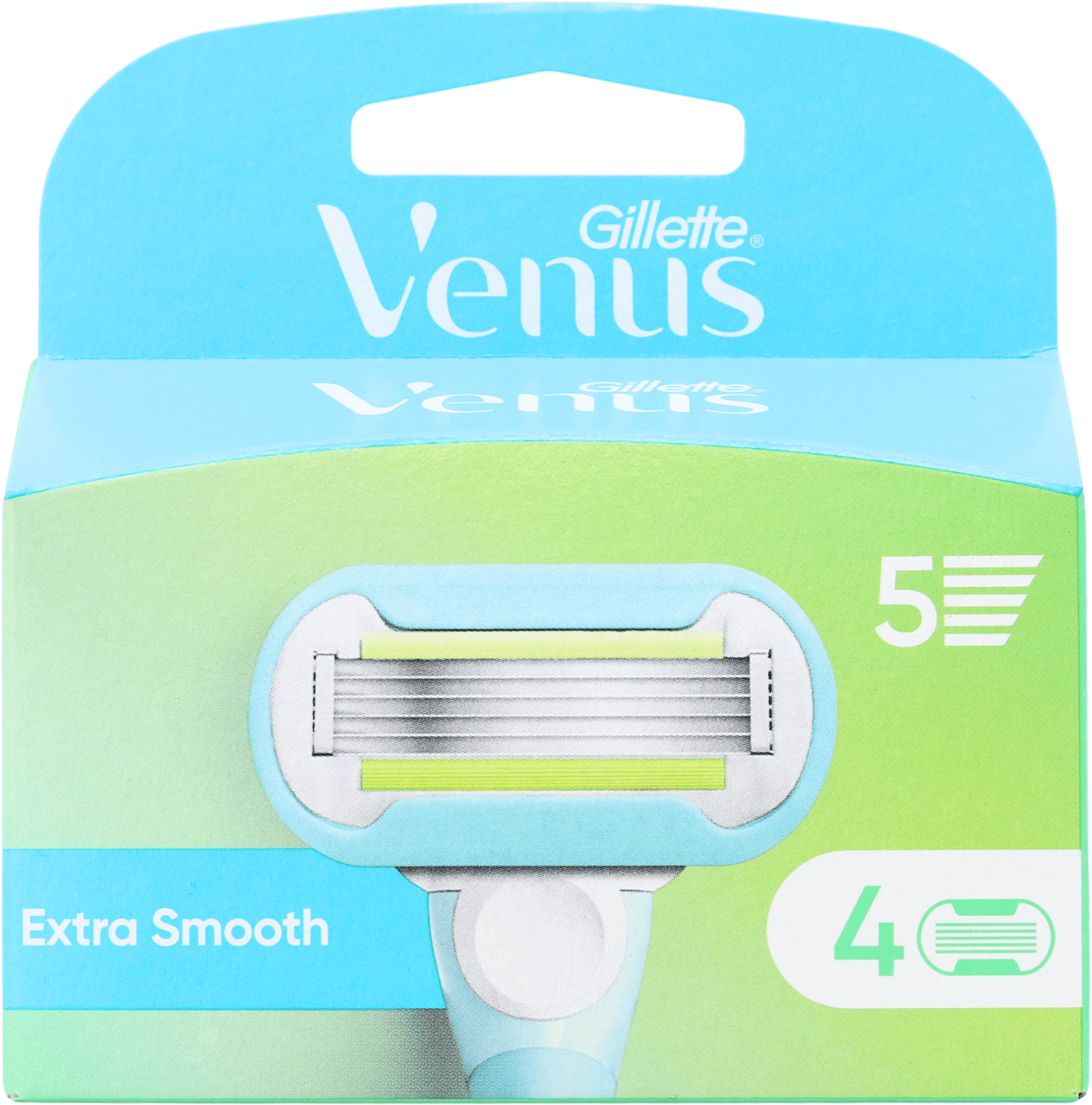 Gillette Venus 5 Extra Smooth Replacement Blades 4 Pack