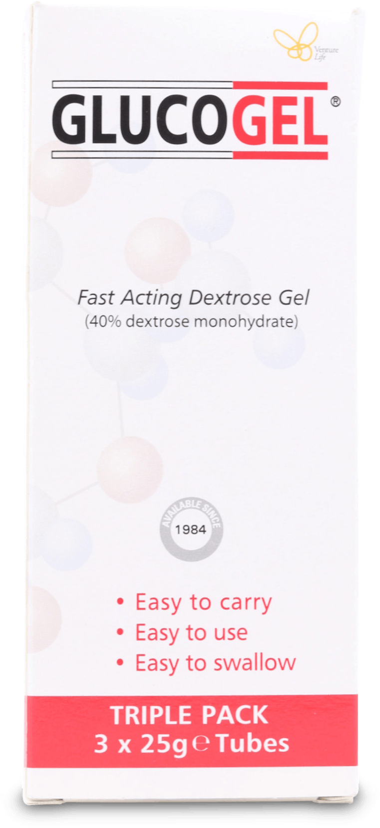 Glucogel Tubes 3 x 25g