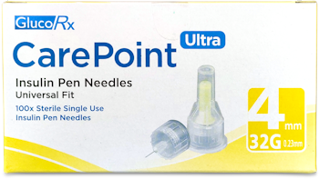 Buy GlucoRx CarePoint Pen Needles 31G 8mm Online