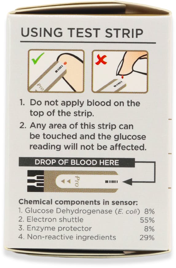 GlucoRx HCT Glucose Strips 50 Pack - 2