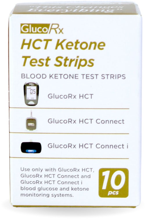 GlucoRx HCT Blood Glucose & Ketone Meter
