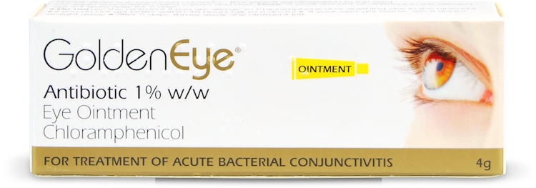 GoldenEye Chloramphenicol Eye Ointment 4g