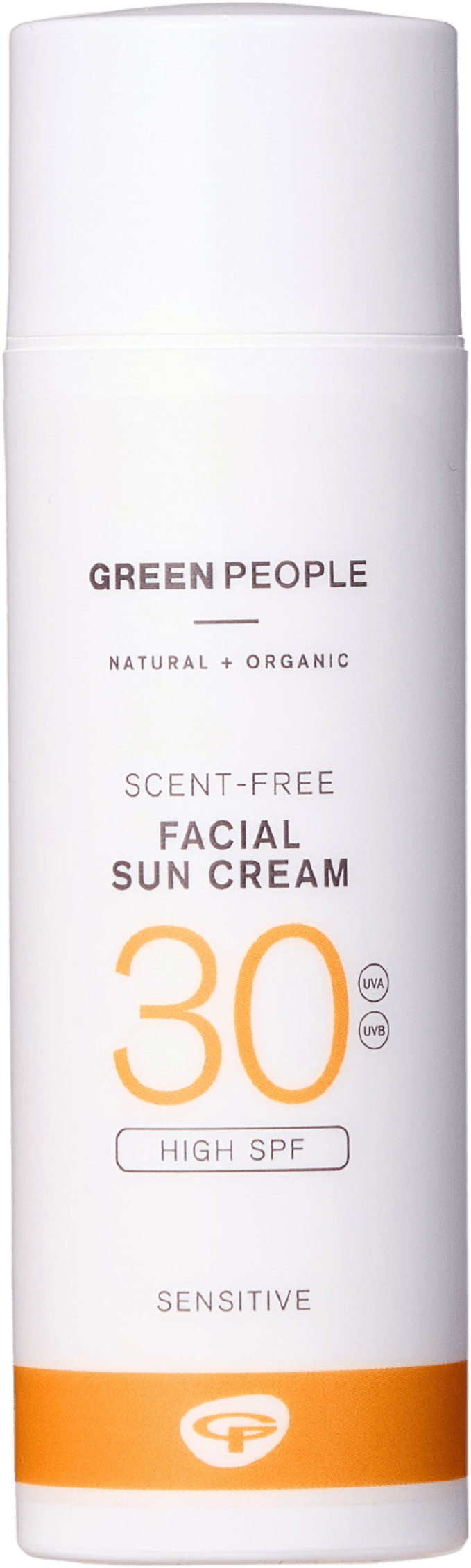 Green People Facial Sun Cream Scent Free SPF30 50ml