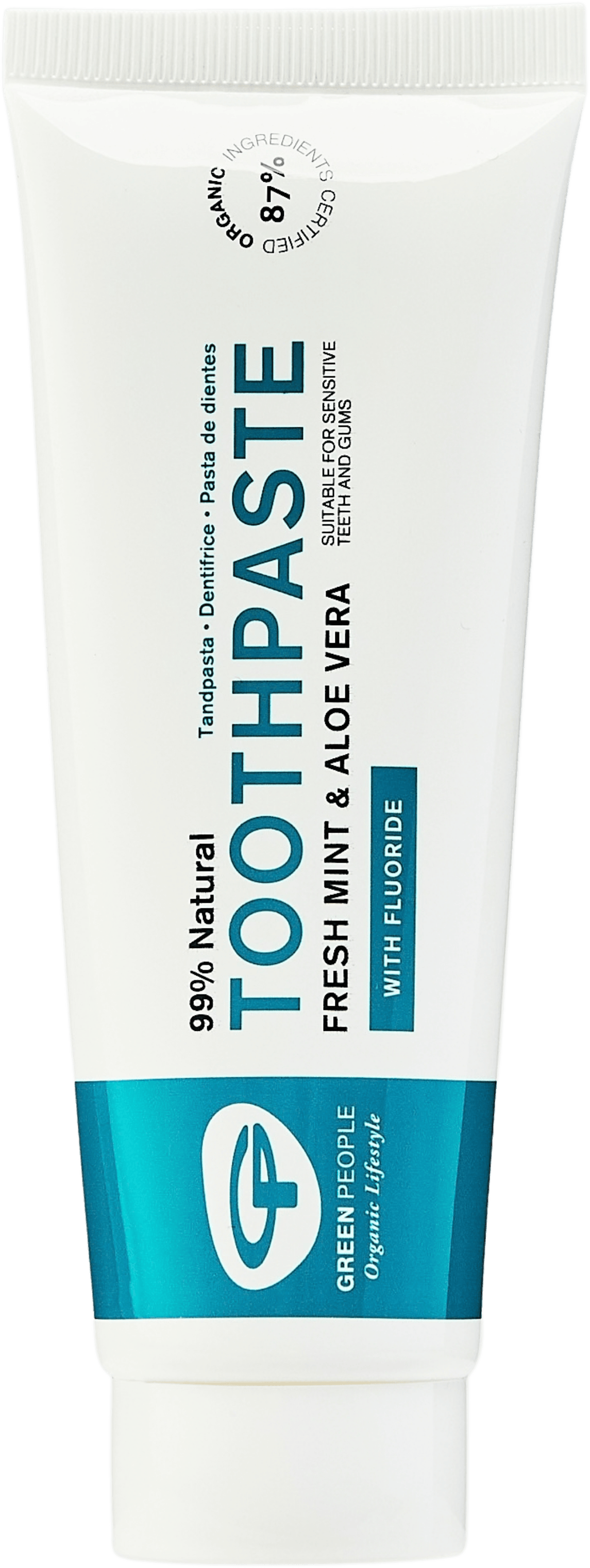 Green People Fresh Mint & Aloe Vera Fluoride Toothpaste 75ml