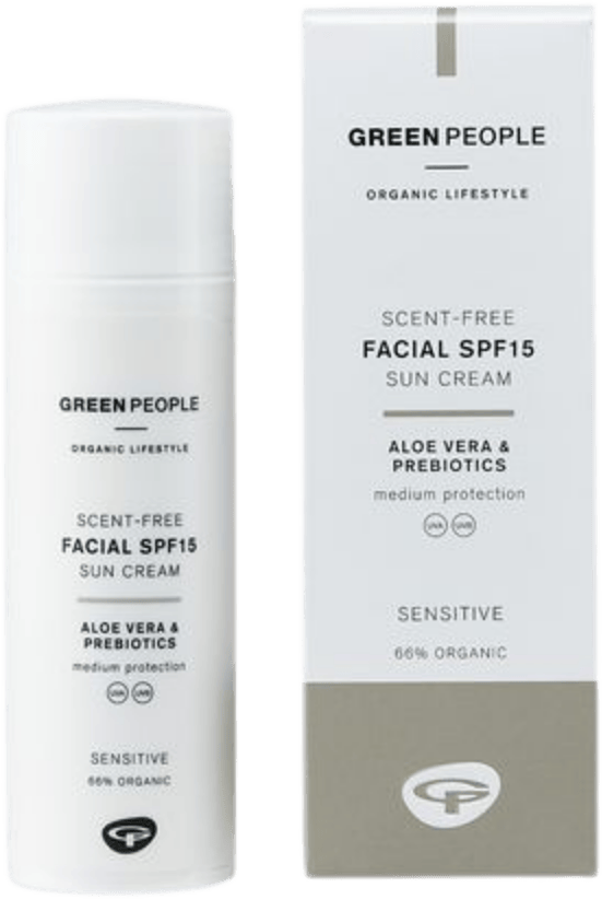 Green People Scent Free Facial SPF15 Sun Lotion