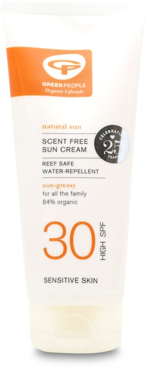 Green People Scent Free Sun Cream SPF30 | medino