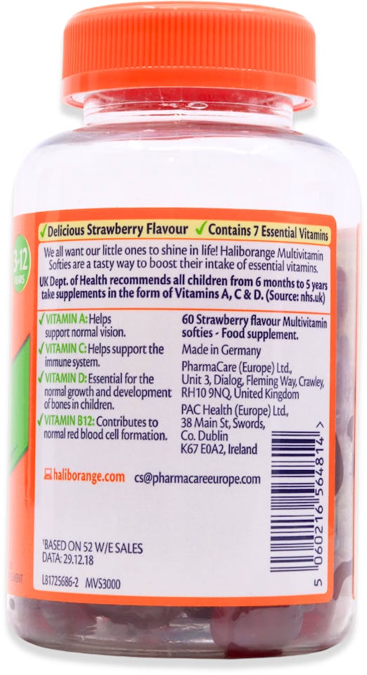 Haliborange Mulitvitamin Softies 60 Pack - 2
