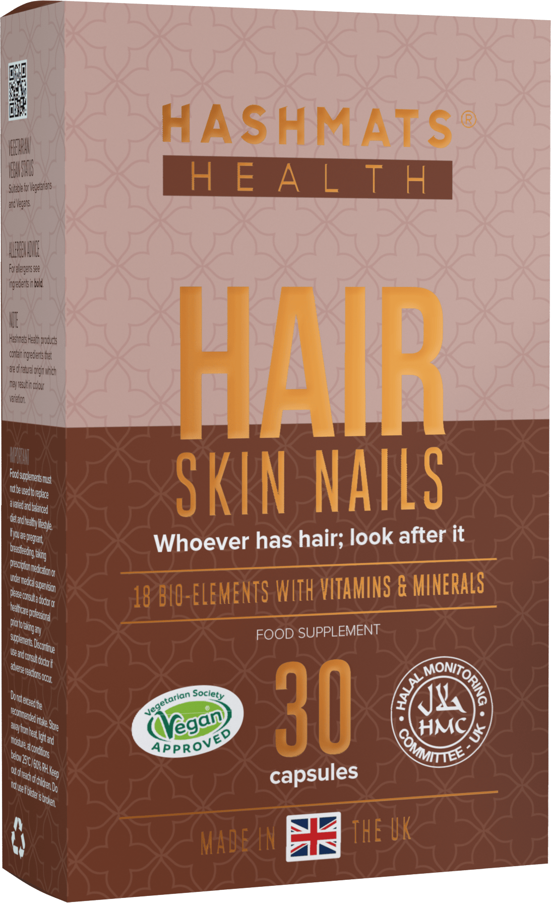 Hashmats Health Hair Vitamins 30 Capsules