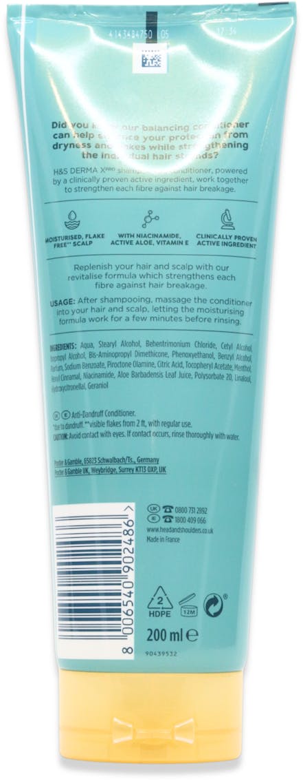 Head & Shoulders DermaXPro Conditioner 200ml - 2