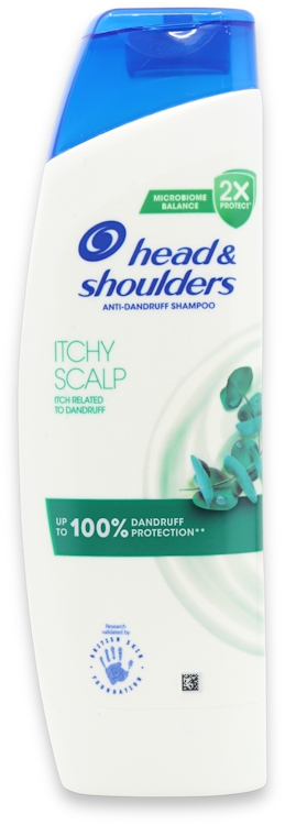 Photos - Hair Product Head & Shoulders Itchy Scalp Care Eucalyptus Anti-Dandruff Shampoo 250ml 