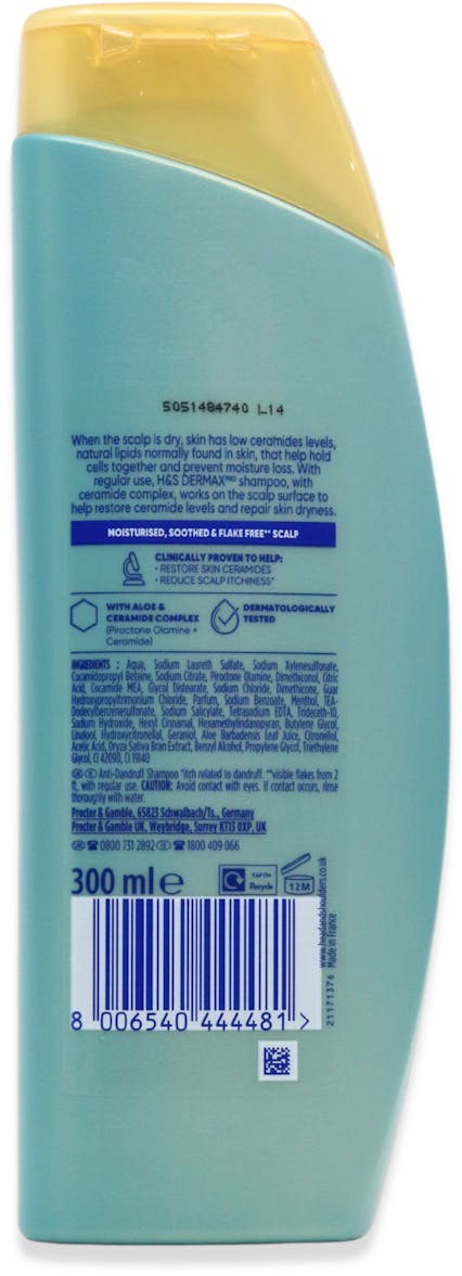 Head & Shoulders DermaX Scalp Care Anti-Dandruff Shampoo 300ml - 2